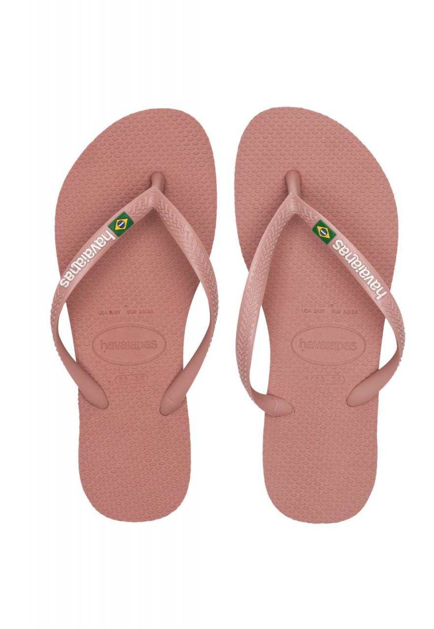 Chinelo Havaianas Slim Brasil Rosa 