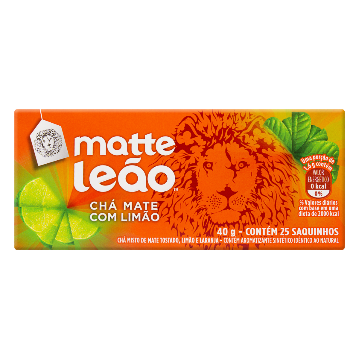 CHA MATTE LEAO LIMAO 40GR Supermercados S o Jo o