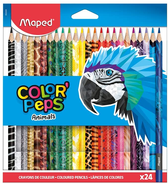 imagem de Lápis de Cor Color Peps Animals 24 Cores - Maped
