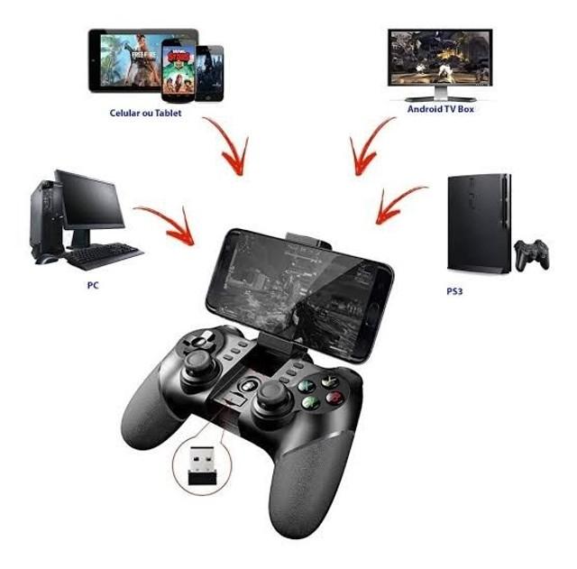 Controle Gamepad Bluethoot Celular Android PC - Todos Os Jogos