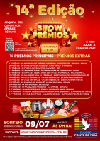imagem de 14º Show de prêmios - Sua ajuda é 10! Nossa missão é Evangelizar.