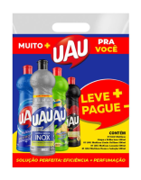 imagem de Kit Uau Multiuso Squeeze Lavanda + Limão Siciliano + Rosas e Sedução + Limpa e Brilha Inox