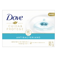 imagem de Sabonete Dove 90G Hidratante Antibac Cuida E Protege