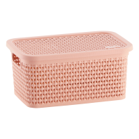 imagem de Caixa Organizadora Rattan 40 Litros Rose