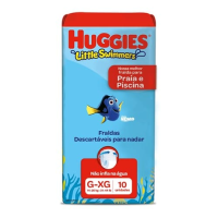 imagem de Fralda Huggies Praia Piscina G/Xg Com 10