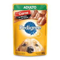 imagem de Ração Pedigree Sachê Adulto Carne Raças Pequenas 100g
