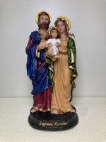 imagem de Imagem Sagrada Família Resina 15 cm