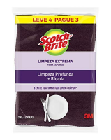 imagem de ESPONJA S.BRITE M.USO L4P3 LIMPADOR EXTREMA