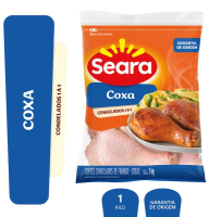 imagem de COXA FRANGO SEARA 1KG IQF PCT