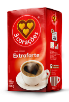 imagem de Café Tres Coracoes A Vacuo Ext Forte 500g