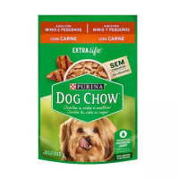 imagem de DOG CHOW SACHET 100G CARNE ADLT MINI PEQ