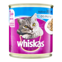 imagem de RAÇÃO PARA GATO WHISKAS 290G ATUM AO MOLHO