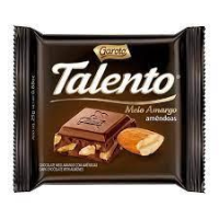 imagem de CHOC GAROTO BARRA TALENTO MEIO AMARGO 25G