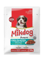 imagem de RACAO MIKCAT 100G FILH CARNE