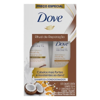 imagem de SH DOVE 350ML+COND 175ML OLEO COCO/CURCUMA