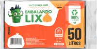 imagem de SACO P/LIXO EMBALA LIXO 50LTS com 10