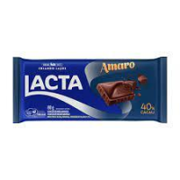 imagem de CHOC.LACTA 80G BARRA AMARO 40%