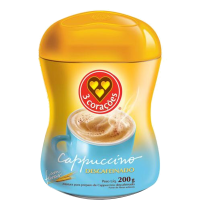 imagem de CAPPUCCINO 3 CORAÇÕES DESCAFEINADO 200G