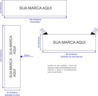 imagem de 25mm x 100mm - 1000 unidades