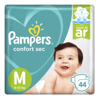 imagem de FRALDA DESCARTÁVEL PAMPERS CONFORTSEC MEGA M 44UN