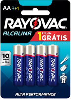 imagem de PILHA RAYOVAC ALCALINA AA4