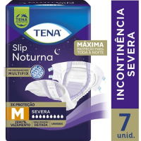 imagem de Fralda Geriátrica Tena Slip Noturna Tamanho M 7un