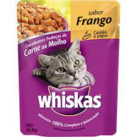 imagem de Ração Whiskas Adulto Frango 85g Sachê
