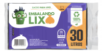 imagem de SACO P/LIXO EMBALA LIXO 30LTS com 10