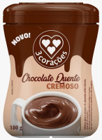 imagem de CHOC QUENTE PO 3 CORACOES 180G