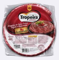 imagem de LINGUICA SUINA TROPEIRA 400G DEF/APIMENTADA FINA