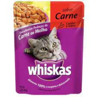 imagem de Ração Whiskas Adulto Carne 85g Sachê