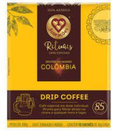 imagem de CAFE DRIP TRÊS CORAÇÕES  RIT COLOMBIA 10G