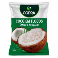 imagem de COCO RALADO COPRA ADOCADO FLOCOS 100G