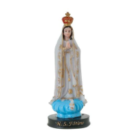 imagem de Imagem de Nossa Senhora de Fátima em resina - 13 cm