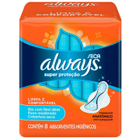 imagem de ABS ALWAYS BASICO 8UND SECA COM ABAS
