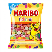 imagem de BALA HARIBO GELATINAS GOTINHAS 90G