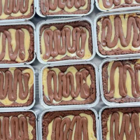 imagem de Brownie recheado ninho com Nutella