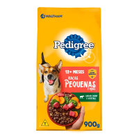 imagem de PEDIGREE R.PEQUENAS E MINIS CARNE VEGETAIS 900G