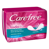 imagem de ABSORVENTE CAREFREE 15UN TODO DIA S/PERFUME