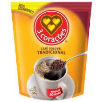 imagem de CAFÉ 3 CORAÇÓES SOLÚVEL TRADICIONAL REFIL 40G