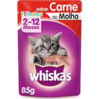 imagem de Ração Whiskas Filhotes Carne 85g Sachê