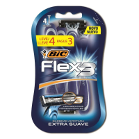 imagem de APARELHO BIC FLEX3 EXTRA SUAVE LV4PG3