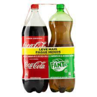 imagem de Refrigerante Coca Cola 2L+Fanta Guarana 2L