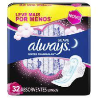 imagem de Absorvente Always Com Aba Not Suave Noites Com 32 Leve+Pague-