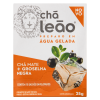 imagem de CHA LEAO MATTE GELADO GROSELHA NEG 25G