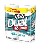 imagem de Papel Higienico Mili Max Folha Dupla 6 60M