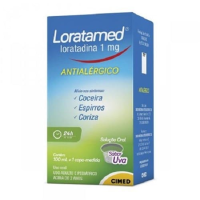 imagem de Xarope Loratamed 1mg Cimed com 100ml