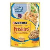 imagem de RACAO FRISKIES 85G PEIXE BCO