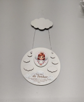 imagem de Adorno infantil - Anjo da Guarda rosa
