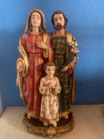 imagem de Imagem Sagrada Família de Nazaré - 30 cm - Gesso
